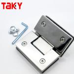 Long Lift Bathroom Glass Door Shower Hinge with Soft Close in Stainless Steel