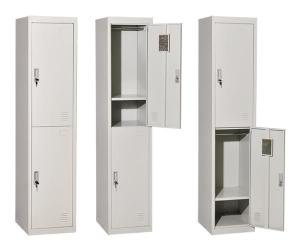 China steel locker FYD-G002 will used in swimming pool,two door,with hanger,vent hole wholesale