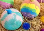 30 - 160g Natural Face Cleanser , Colorant Press Bubble Fizz Balls Bath Bombs
