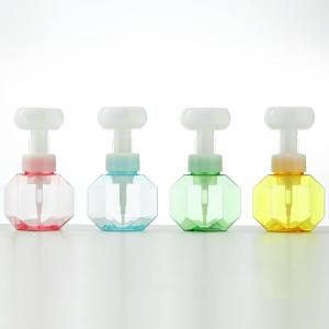 China 300ml Hand Sanitizer Dispenser Bottles Multi Color Flower Foam Empty Bottle wholesale