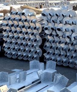 China Solar Mounting Helical Ground Anchors Foundation Spiral Anchors Pole Screw wholesale