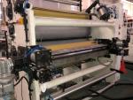 200-250m/Min Paper Roll Rewinder Machine , 4pcs Knives Toilet Paper And Kitchen