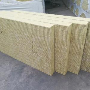 China Rockwool Safe And Sound Acoustic Panels , Fire Resistant Wool Insulation Board wholesale