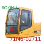 71N6-02711 HYUNDAI Front Glass Excavator Cab Tempered Glass Down Position B