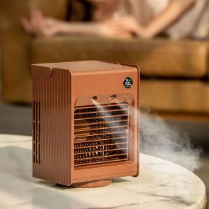 China Colorful 5V Usb Portable Mini Air Conditioner 4000mAh PCB Cooling Fan wholesale