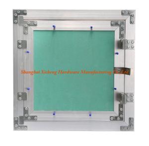 China Light Aluminum Frame Access Panel With Green Plasterboard Low Height Special Push Lock wholesale