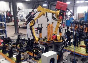 China Frame Welding Robots Used In Manufacturing , Industrial Automation And Robotics System wholesale