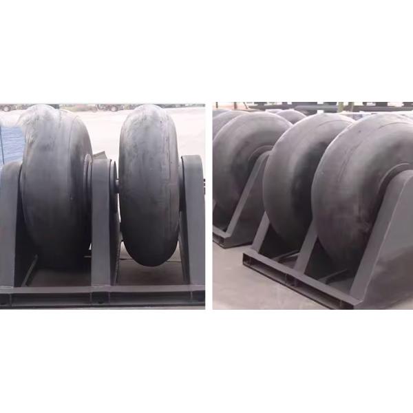 Black Roller Fender Low Maintenance Requirements High Load Capacity