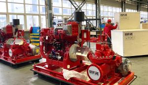 China 2000GPM 1480RPM Diesel Engine Split Case Centrifugal Pump For Fire Fighting wholesale