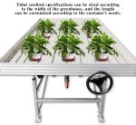 Flower Vegetable Growing Rolling Grow Table with PC Sheet Cover Material