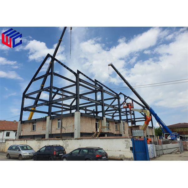 Eurocode Galvanization Steel Structure Support Prefab Metal Building Construction