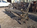 Casual Outdoor Antique Elegant Metal Bench Seat For Park Decoration