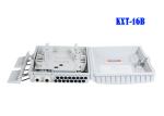 2 Into 16 Out Overhead Fiber Optic Distribution Box Splicing Black Holding Pole