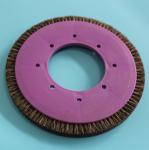Plastic Body Bristle Pig Hair Stenter Machine Parts Brush Wheel Customized