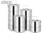 Healthy Natural Larger Capacity Stainless Steel Bento Box Hollow Insulation
