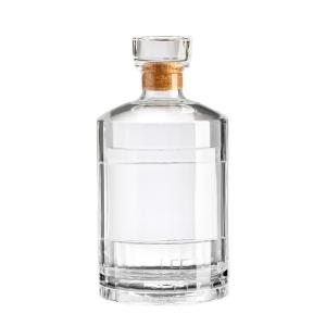China Hot Stamping Glass Wine Bottle Customized Logo and Large Volume for Clients' Needs wholesale