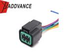 PB625-06027 Automotive Electrical Headlight Female 6 Pin Wire Harness For