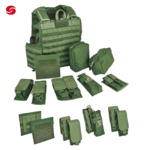 China Army Green Tactical Plate Carrier Vest Military Gear Load-Carrying Bulletproof Vest Equipment wholesale