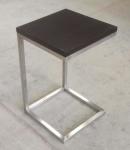 solid wood top stainless steel metal side table/End table/coffee table for hotel