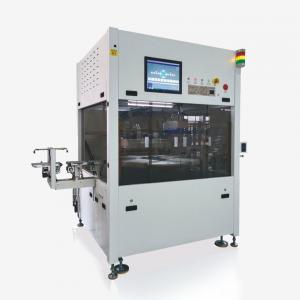 China High Efficiency Electronic Automatic Screen Printing Machine 380V 50Hz 600mm Dimension wholesale