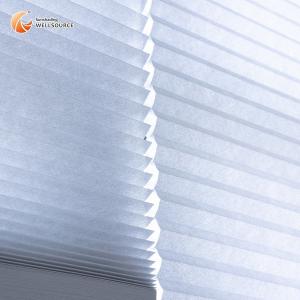 China French Window Decorative Pleated Blinds Fabric Perfect Combination of Style and Function wholesale