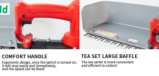 Tea Picker Portable Battery Hedge Trimmer Tea Collector High Performance