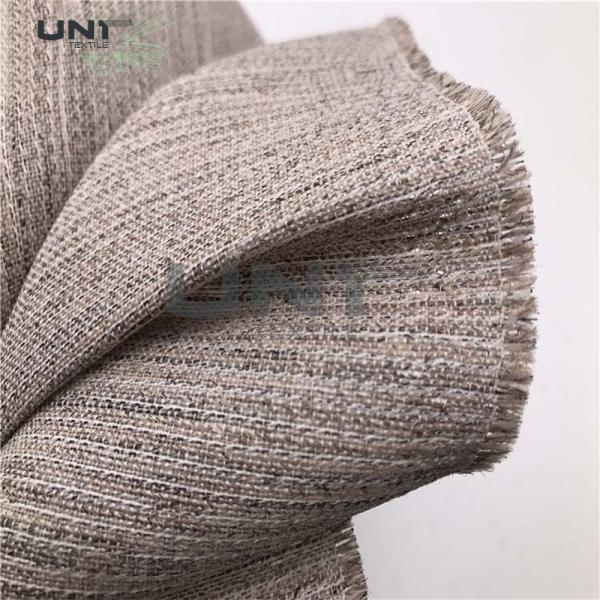Elastic Stiff Natural Horse Hair Interlining 160cm Width For Suit