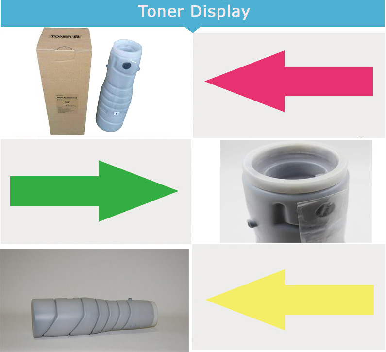 MT502 Konica Minolta Toner , Digital Copier black toner cartridge Di 450 / 470