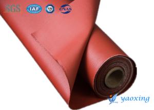 China Industrial Silicone Rubber Coated Fiberglass Fabric / Silicone Impregnated Fabric wholesale