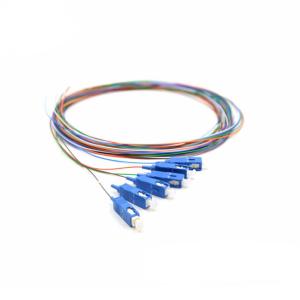 China Single Mode Pigtail Fiber Optic Cable 1 M Length For Active Dvice Termination wholesale
