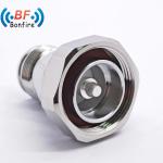 50 Ohm RF Straight N Type Male Connector for 1/2 Coaxial Cable Waterproof IP 67