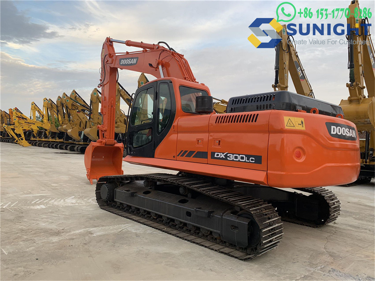 30ton Used Excavator Machine Original Korea Doosan DX300LC Second Hand Crawler Hydraulic Excavator