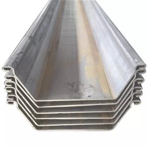 China Metal Building Material Hot Rolled Q235 Steel Sheet Pile S390 SY295 Grade wholesale