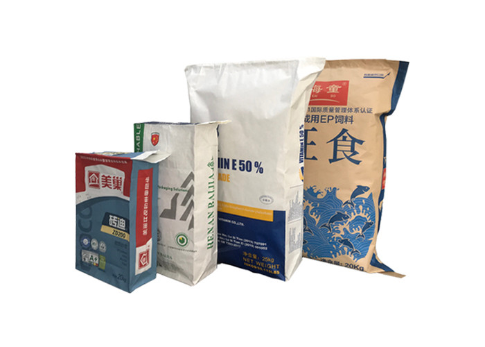 20kg Tile Adhesive Bag Custom Gypsum Powder Kraft Paper Valve Packaging Bag