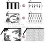 slider bags frosted EVA zipper packaging bag for garment/clothing/apparel, stand