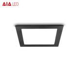 SMD 15W economic black price ultrathin LED Panel light recessed mounted