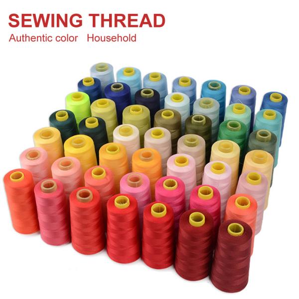 3000 Yards Polyester Durable Black Garment 40s/2 Sewing Threads