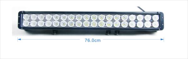 320W Double Row LED Car Light Bar with 9000 High Lumen 32*10w high intensity