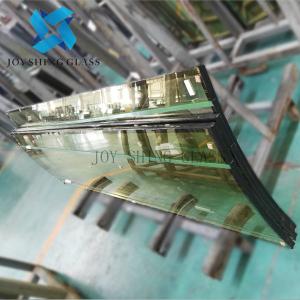 China Green Curved Insulating Glass Customized Double Tempered Safety Insulated Glass wholesale