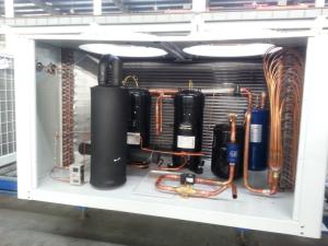 China Efficiency Cold Room Condenser With 114kw Cooling Capacity And Aluminum Fin wholesale