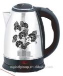Cool Printing Cordless Electric Tea Kettle Seamless Welding CE CB Certification