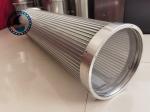 Stainless Steel 304 Wedge Wire Strainer Slotted Screen