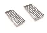 Easy Maintenance Stainless Steel Floor Grilles , Stable Metal Driveway Drainage