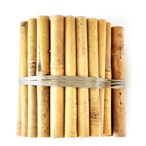 China 20x100cm Decorative Bamboo Fence Little Garden Decorative Border Fence wholesale