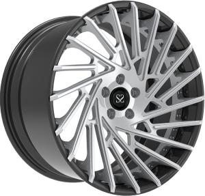 China 2-piece forged wheels Brush Custom 21 Inch Rims 5x112 For Audi R8 V10 Spyde Forged Alloy Rims wholesale
