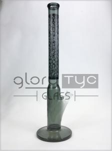 China Handmade Clear Glass Smoking Pipe White Freezable Pure Hookah 16Inch wholesale