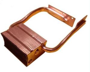 China OEM Copper Skived Fin Heat Sink Copper Cu1100 For Projector /  Computer wholesale