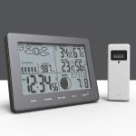 Battery Operated Home Weather System Compact Weather Station With Black Digits