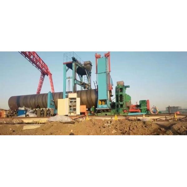 High Frequency Spiral Welded Pipe Making Machine Longitudinal Spiral Fin Tube Machine
