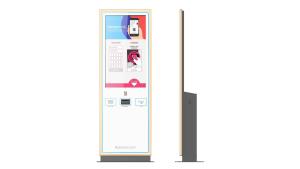 China Custom Self Service Banking Kiosk 43 Inch IR / SAW / Capacitive Touch Screen wholesale